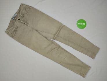 biale szerokie jeansy: Skinny, Jeansy damskie, rozmiar M — 2