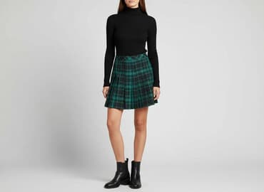 hm spódnice plisowane zielone: H&M, Спідниця жіноча, розмір XS — 1