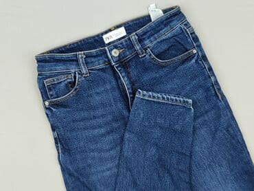 zara woskowane spodnie: Zara, Jeansy damskie, rozmiar M — 1