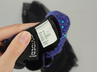 jakie rajstopy do srebrnej sukienki: H&M, Women`s dress, size L (EU 40) — 4