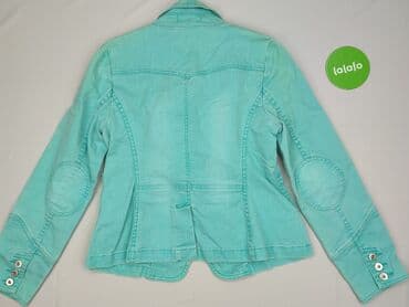 mohito marynarka czerwona: Kurtka jeansowa damska, rozmiar L — 4