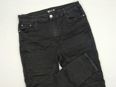 srebrne legginsy: M.Sara, Jeansy damskie, S — 1