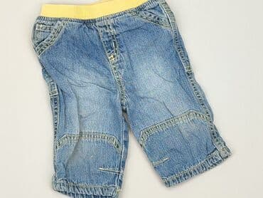 джинсова куртка: Denim pants, 6-9 months, condition - Good — 1