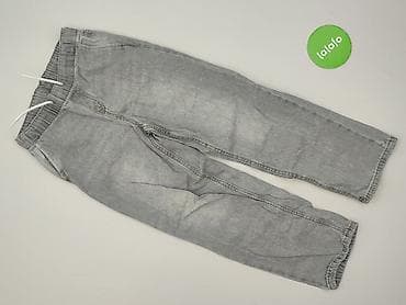 dresy z majtkami: Spodnie jeansowe, KIK, 10 lat, 140, stan - Idealny — 2