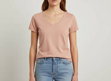 t shirty pod marynarkę: T-shirt damski, rozmiar S — 5