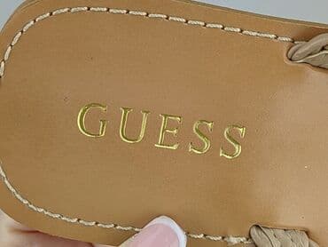 klapki zara na platformie: Guess, Japonki damskie, 40 — 5