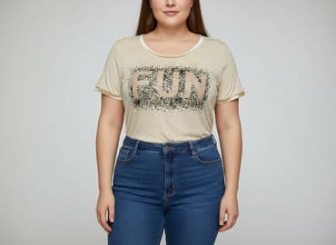 oreo majtki: T-shirt damski, rozmiar 4XL — 6