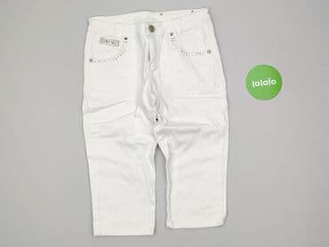 biale spodnie reserved: Spodnie 3/4 damskie, rozmiar S — 2