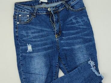 jeansy skater damskie: SZACHOWNICA, Jeansy damskie, rozmiar XL — 1