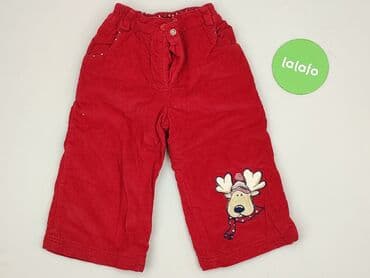 spodnie woskowane wysoki stan: Denim pants, 12-18 months, condition - Very good — 2