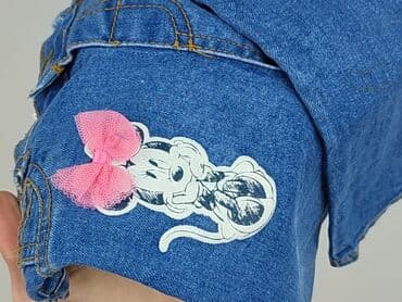 sinsay spodnie z szerokimi nogawkami: Spodnie jeansowe, Disney, 9-12 miesięcy, stan - Bardzo dobry — 6