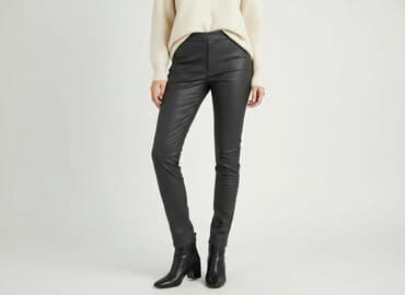 legginsy woskowane push up: Boohoo, Spodnie materiałowe damskie, rozmiar S — 6