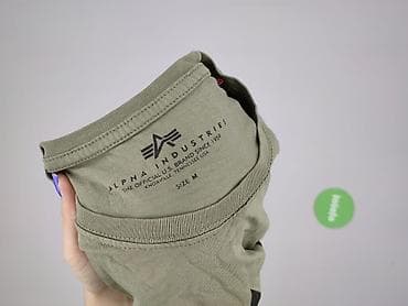 hm basic: Alpha Industries, Koszulka dla mężczyzn, rozmiar M — 4