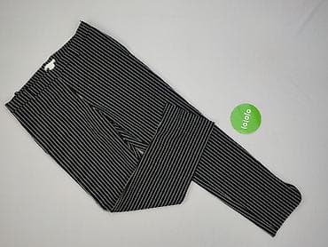 spodnie dril: H&M, Spodnie materiałowe damskie, rozmiar L — 2