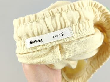 sinsay krótkie spodenki żółte: Sinsay, Szorty damskie, rozmiar S — 5