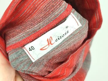 obcisła sukienka czerwona: T-shirt damski, rozmiar L — 4