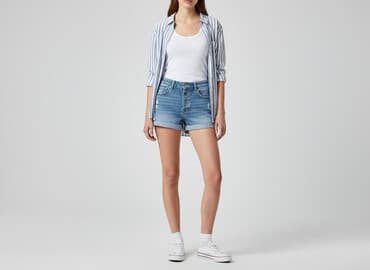 szorty boyfriend damskie: Szorty damskie, rozmiar XS — 7