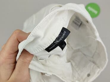 białe krótkie spodenki jeansowe: KappAhl, Szorty damskie, rozmiar S — 4