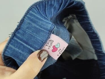 matching bielizna dla par hello kitty: Spodnie jeansowe, Kiki & Koko, 5-6 lat, 116, stan - Idealny — 4