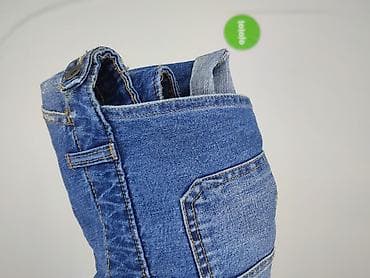 jeans amisu: Bershka, Ogrodniczki damskie, rozmiar M — 6
