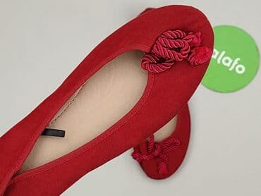 biale buty z kokardą: Ballerinas for women, size 37 — 6