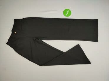 zara woskowane spodnie: Material trousers for women, size L (EU 40) — 2