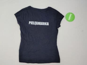 granatowy t shirty: T-shirt damski, rozmiar M — 4