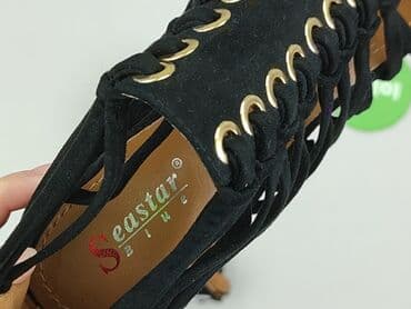 deichmann sandały srebrne: Seastar, Sandały damskie, rozmiar 39 — 6