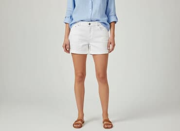 lidl spodenki jeansowe damskie: Esmara, Szorty damskie, rozmiar L — 8