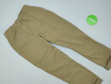 pull on trousers h: Spodnie materiałowe damskie, rozmiar L — 2
