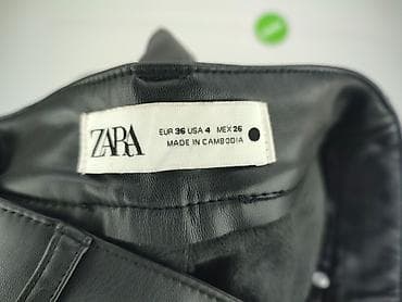 stradivarius leopard: Zara, Spodnie materiałowe damskie, rozmiar S — 4