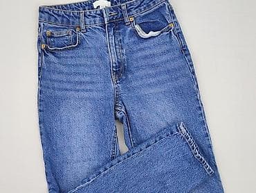 mango straight leg: H&M, Jeansy damskie, rozmiar M — 1