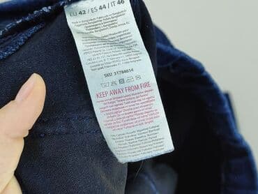 legginsy granatowe damskie: Beloved, Legginsy Eleganckie damskie, rozmiar XL — 5