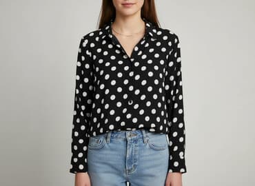 hm bluzki z krótkim rękawem: H&M, Bluzka damska, rozmiar S — 7