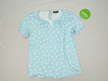 reserved sukienka niebieska w groszki: Janina, Bluzka damska, M — 2