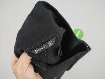 stradivarius spodnie czarne z wysokim stanem: Stradivarius, Spodnie materiałowe damskie, rozmiar M — 4