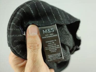 Women: Marks & Spencer, Material trousers for women, size XL (EU 42) — 6