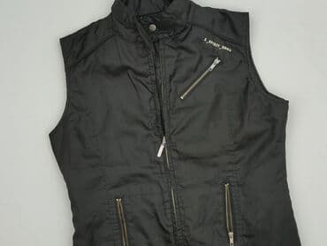 płaszcz pikowany: Męska kamizelka pikowana bez rękawów, czarna - Model: S_SPIRIT_2003 - — 1