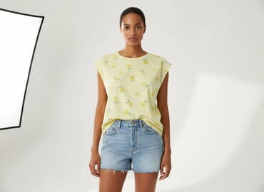 monnari t shirty i bluzki: Mango, T-shirt damski, rozmiar S — 6