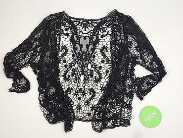 czarne botki: Kimono, Narzutka damska, rozmiar L — 3