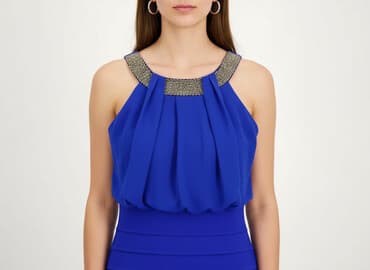 sukienka kobaltowa na wesele: Sukienka damska, rozmiar S — 1