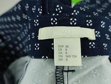 dżinsy bootcut: H&M, Material trousers for women, size M — 4