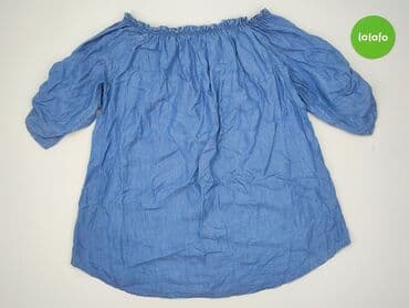 bluzki oversize opadające ramię: Bluzka damska, rozmiar S — 4