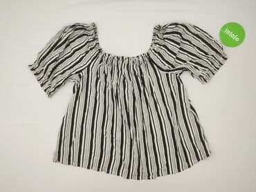 bluzki z gumką na dole plus size: Bluzka damska, rozmiar L — 3