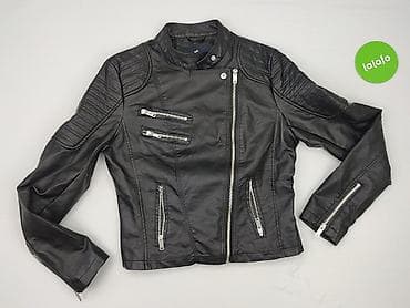 kurtka punisher cropp: Kurtka skórzana damska, rozmiar M — 2