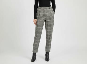 bershka spodnie zebra: Bershka, Spodnie materiałowe damskie, rozmiar S — 1