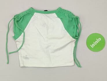 zielona koszulka zara: Bershka, T-shirt damski, rozmiar S — 3