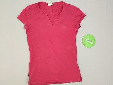 czarne dresy: Adidas, T-shirt damski, rozmiar S — 2