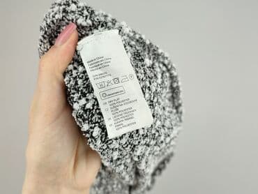 srebrne sukienki na imprezę: H&M, Sweter damski, rozmiar M — 5