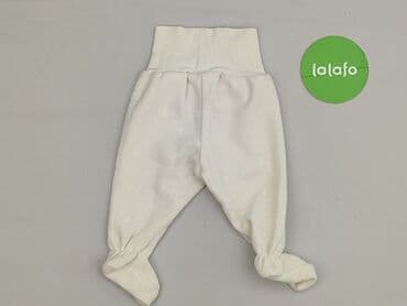 pajacyk niemowlęcy lidl: Spodnie dresowe, H&M, 1-3 m, stan - Bardzo dobry — 3